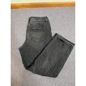 Flying Monkey High Rise Straight  Black Jean 31